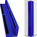 Wall Corner Guards & Edge Protector, Heavy Duty Wall Corner Protective Safety Padding, All-Weather 2 Sides Corner Pad for Gyms, Basketball Court, Playrooms, Garages,etc. (Blue, 6FT Tall 6in Sides)