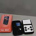 RegiisJoy 2025 New Upgraded V40 Max Handheld Game Console, 40000 Games 4 inch IPS Screen Retro Gaming Console, 256G 4000mAh Portable Mini Pocket Handheld Emulator Open Source Linux System