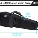 Protec MAX 4/4 Full Size Lightweight Violin Case, Black, Model MX044