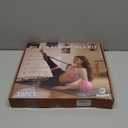 Pilates Equipment, Pilates Kit for Home Workouts, Pilates Essentials Kit for Women, Home Pilates Kit with 15 Pilates Ring and Ball Set, Booty Bands, Figure 8 Resistance Band, Yoga Band (Black)