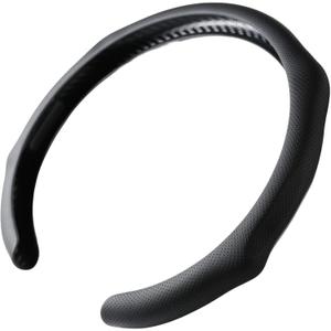 Quick Install Sporty Suede Leather Car Steering Wheel Cover with Braided Grips for All 14" to 15" Sedan Coupe SUV Pickup 14.5 to 15 inches