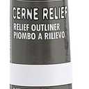 Pebeo Vitrail, Cerne Relief Dimensional Paint, 20 ml Tube with Nozzle - Imitation Lead 