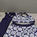 Tempt Me 3 Piece Tankini Swimsuits for Women Athletic Bathing Suits Swim Tank Top with Boy Shorts and Bra Modest Swimwear Medium