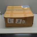 Universal Adjustable Forklift Seat with Safety Belt and Armrest, Adjustable Backrest and Slide Rail Waterproof PVC Mower Seat, for Tractor Excavator, Forklift, Skid Loader, Backhoe Dozer Telehandler (18.5x16.5x19")