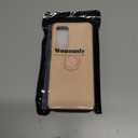 Compatible with Xiaomi Mi 10T Pro Case with Ring Kickstand Green,for Xiaomi Mi 10T Pro Phone Case Silicone Liquid with Soft Microfiber Lining Slim Shockproof Protective Cover (Pink)