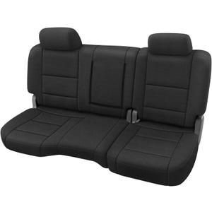 SAPUBK Rear Seat Covers Sets Replace for 2014-2018 Chevy Silverado/GMC Sierra 1500, Premium Neoprene with Composite Soft Foam Lining Breathable Seat Cover Cushion