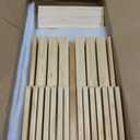 NIUXX Bamboo In-Drawer Knife Block Set for 12 Knives(Not Included), Large Kitchen Detachable Washable Cutlery Slot Organizer Storage Holder for Sharpening Steel and Cutter