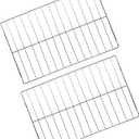 W10256908 Oven Rack 23.92 x 15.7'' Replace AP4411894, 3195710, W10138079, W10179196, Oven Racks Replacement Compatible with Whirlpool Range Oven Stove Jenn-Air Range Stove 304 Stainless Steel (2 Pack)