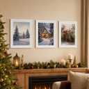 16x20 Picture Frame White 3 Pcs set can Display on the Wall, 16x20 in-3Pack