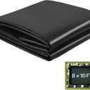 VEVOR 8 x 10 ft Pond Liner, 45 Mil Thickness, EPDM Rubber Material Fish Pond Liner for Outdoor Ponds, Easy to Cut, Durable & Leakproof, for Water Garden, Waterfall, Fishpond, Koi, Fountains, Black