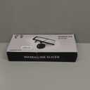 WELTONHM Mandoline Slicer, Adjustable Mandoline Slicer for Kitchen, Stainless Steel Mandolin Vegetable Chopper for Potato, Julienne Cutter with Cut-Resistant Gloves, Black