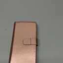 Tekcoo Wallet Case Compatible with iPhone 17 Air (6.6 inch) 2025 Luxury ID Cash Credit Card Slots Holder Carrying Pouch Folio Flip PU Leather Cover [Detachable Magnetic Hard Case] Strap [Rose Gold]