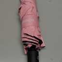 Shinok Travel Umbrella Compact Folding Sun Umbrellas Lighweight Auto Open Close for Women Parasol (Pink)