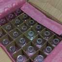 Lallisa 30 Pcs 4 Inches Small Glass Bud Vases Bulk Mini Flower Vases for Centerpieces Decorative Glass Bottles Vintage Rustic Decoration for Wedding Dining Table Home Decor (Transparent)