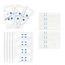 Neck Lift Tape for Instant Firming, Face Tape Lifting Invisible for Natural Look, Neck Tape Lifting Invisible Anti-Aging Support, Face Lift Tape No Surgery, Face Tape for Daily Makeup (100pcs)