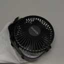 Gaiatop USB Desk Fan, 3 Speeds Strong Airflow, 5.5 Inch Portable 90 Rotate Quiet Cooling, Small Personal Table Fans for Bedroom Home Office Travel Black