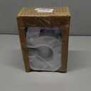 Pooqla Decorative Led Light Up Number Letters, White Plastic Marquee Number Lights Sign for 75th Birthday Party Wedding Decor Battery Operated Number (75)