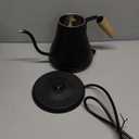 Bodum 27oz Bistro Gooseneck Electric Water Kettle, Pour Over Coffee & Tea, Stainless Steel, Matte Black
