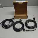 Amazon Basics HDMI Cable, 3-Pack, 10ft, 4K@60Hz, High-Speed 4K HDMI 2.0 Cord (18Gbps), 2160p, 48 bit, Compatible with TV/PS5/Xbox/Roku, Black