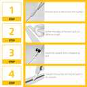 SIKA Sikaflex Construction Sealant, Tan 10.1 fl. oz, Polyurethane for Vertical & Overhead Joints, Ideal for Windows & Doors, Paintable & Stainable