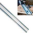39 Inch Track Saw Guide Rail for Ma-kita 199140-0 Track Saws for Festool Track Saw,39 Aluminum Guide Rail for Woodworker cuts,Silver