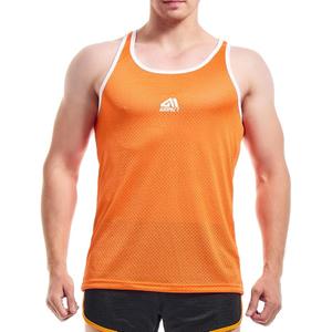 AIMPACT Men Athletic Workout Tank Top Mesh Casual Sleeveless Shirts, 2XL