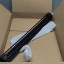 MERRYBOX 20.5" x 13" Roll Up Dish Drying Rack Silicone Wrapped Over The Sink Dish Drying Rack Multipurpose Foldable Sink Drying Mat, Heat-Resistant & Anti-Rust Dish Rack for Kitchen Sink, Large, Black