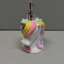 Unicorn Soap Dispenser, Cute Soap Dispenser, Unicorn Bathroom Decor, Hand Soap, Shampoo, Shower Gel Dispenser, Suitable for Bathrooms, Kitchen Countertops, Bathroom Accessories (Unicorn)