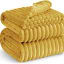 Bedsure GentleSoft Honey Fleece Blanket for Couch - Cozy Soft Blankets for Women, Cute Small Throws for Girls, 108x90 Inches