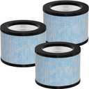 TZ-K1 DH-JH01 HEPA Replacement Filter Compatible with AROEVE MK01 MK06 MG01JH, ToLife TZ-K1, FreAire KN6391 and Kloudi DH-JH01 Air Cleaner Purifier, Pack of 3