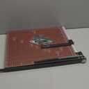 Paper Cutter Heavy Duty 18" Cut Length Professional Large Paper Cutter 12-Sheet Capacity Guillotine Paper Cutter for Cardstock, Safety, Efficience, Wide Use for Office, School, Home (A2-A7) (Red)