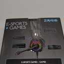 ZIUMIER Gaming Headset with Microphone, Compatible with PS4 PS5 Xbox One PC Laptop, Over-Ear Headphones with LED RGB Light, Noise Canceling Mic, 7.1 Stereo Surround Sound (Black)