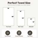 Artoid Mode Sky Party Linework Kitchen Tea Towels, 18x30 Inch Oversize Quick Dry Microfiber Cloth Dish Towels for Kitchen Drying Set of 2 (Grey)