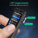 78GB Voice Activated Recorder with Playback, Vandlion 1536KbpsDigital Audio Recording Device (70Hrs Recording Time) with Noise Reduction, Password for Lectures Meetings Interviews Classes