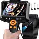 Endoscope Camera with Light, 1080P HD Borescope with 8 Adjustable Lights, 4.3" Endoscope with 33 ft Semi-Rigid Snake Camera, IP67 Waterproof Borescopese for Sewer, Cool Gadgets & Tools for Men
