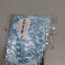 24 Pcs Baby Blue Satin Ribbon Twist Tie Bows for Treat Bags 3.5inches Blue Bows for Crafts Premade Bows Decorating Gifts Wrapping Bows for Pop Candy Apples Cake Bakery Wedding Party