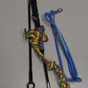 DIBBATU Flirt Pole for Dogs Interactive Dog Toys for Large Medium Small Dogs Chase and Tug of War, Dog Teaser Wand with Lure Chewing Toy for Outdoor Exercise & Training