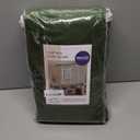 MIULEE Velvet Curtains Olive Green Elegant Long Grommet Curtains Black Out Thermal Insulated Soundproof Room Darkening Drapes for Classical Living Room Bedroom Decor 52 x 96 Inch Length 2 Panels Set