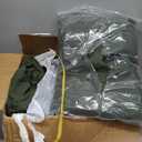 Bedsure Oversized King Comforter Set Olive Green - Bed in a Bag Bedding Set 7 Pieces, GentleSoft Pintuck Bed Set Gift for Family, Pinch Pleat Olive Green Comforter with Sheets, Pillowcases & Shams