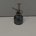 OFFIDIX Plant Mister plant water Spray Bottle, 6.3" Tall Vintage Style with Bronze Plastic Top Pump One Hand Glass Watering Can for Indoor Potted Plants Terrariums (Dark Gray)