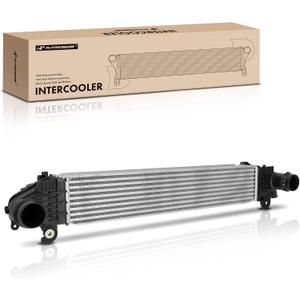 A-Premium Turbocharger Intercooler Compatible with Chevrolet Equinox 2018-2020 & GMC Terrain 2018-2021, L4 2.0L Turbocharged, Charge Air Cooler