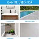 DWIL Tub and Tile Refinishing Kit, Quick-Dry Tile Paint for Wall & Floor, Sink Bathtub Paint for Bathroom, Kitchen, Toilets, Water Based, Semi-Gloss White, 50-55sq.ft, 33oz