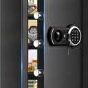6.1 Cuft Heavy Duty Fire Security Home Safe Box, Large Floor Safe with Digital Keypad & Key Lock, Fire Proof Safes for Home with Three Removable Shelf, Anti-theft Tall Safes for Money, Cash, Documents, 
Product Dimensions	11.82"D x 13.98"W x 27.6"H