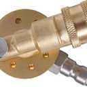 Meteor Blast Pivoting Coupler, 270 Degree with 7 Angles, heavy duty design and Stainless Steel Safety Lock for Pressure Washer Spray Nozzle, Clean Hard to Reach Area, 5000PSI, 1/4 Quick Connect