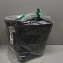 Trash Can - Plastic Waste basketbin - 3.5 Gallon- for Office,Home,Bathroom,Kitchen,Dormitory - Black