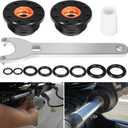 HC5345 Seal Kit For SeaStar Hydraulic Steering Cylinder Seal Kit with Pin Wrench HS5157 compatible with HC5340, HC5341, HC5342, HC5343, HC5344, HC5345,HC6750, HC6751