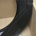 ECOTRIC 2 Pcs Trailer Fenders W/Steps Compatible with 13" Diameter Wheels Tires Single-Axle Trailers Plastic Fenders Black