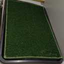 Artificial Grass Puppy Pee Pad for Dogs and Small Pets - 20x25 Reusable 4-Layer Training Potty Pad with Tray - Dog House and Pet Supplies by PETMAKER