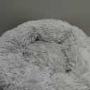 Mr Fluffy Friend Original Calming Pet Bed, Warm Plush Donut Dog Bed, Washable