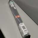 AOSKY Cordless Zebra Blinds for Windows Pull Down Roller Window Shades Dual Layer Light Filtering Privacy for Day and Night, Free-Stop Door Shades for Home Easy to Install (30" W X 72" H, Black)